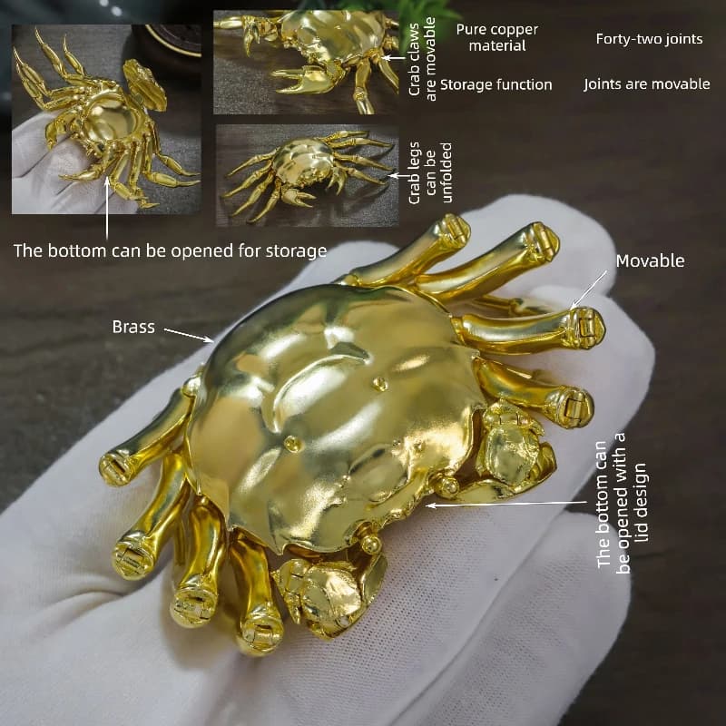 Figurine de crabe articulée