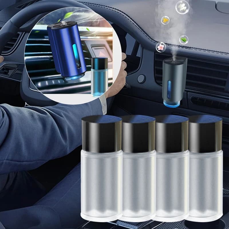 3 pièces huile essentielle utilisée pour recharger le diffuseur d'arôme de voiture électrique humidificateur parfum aromathérapie Kit de recharge huile d'aromathérapie de voiture