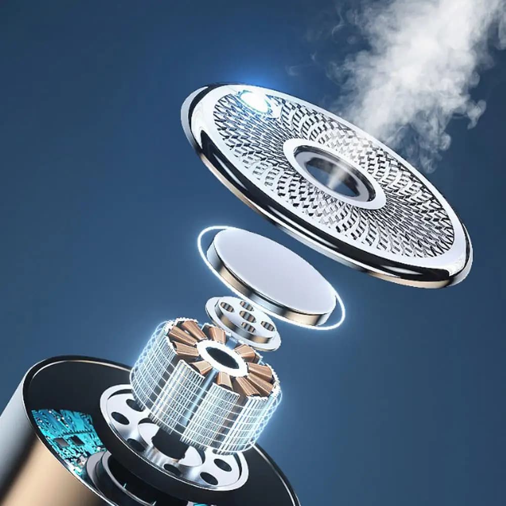 Diffuseur d'huiles essentielles monté sur voiture, vaporisateur de parfum, humidificateur intelligent, grande capacité