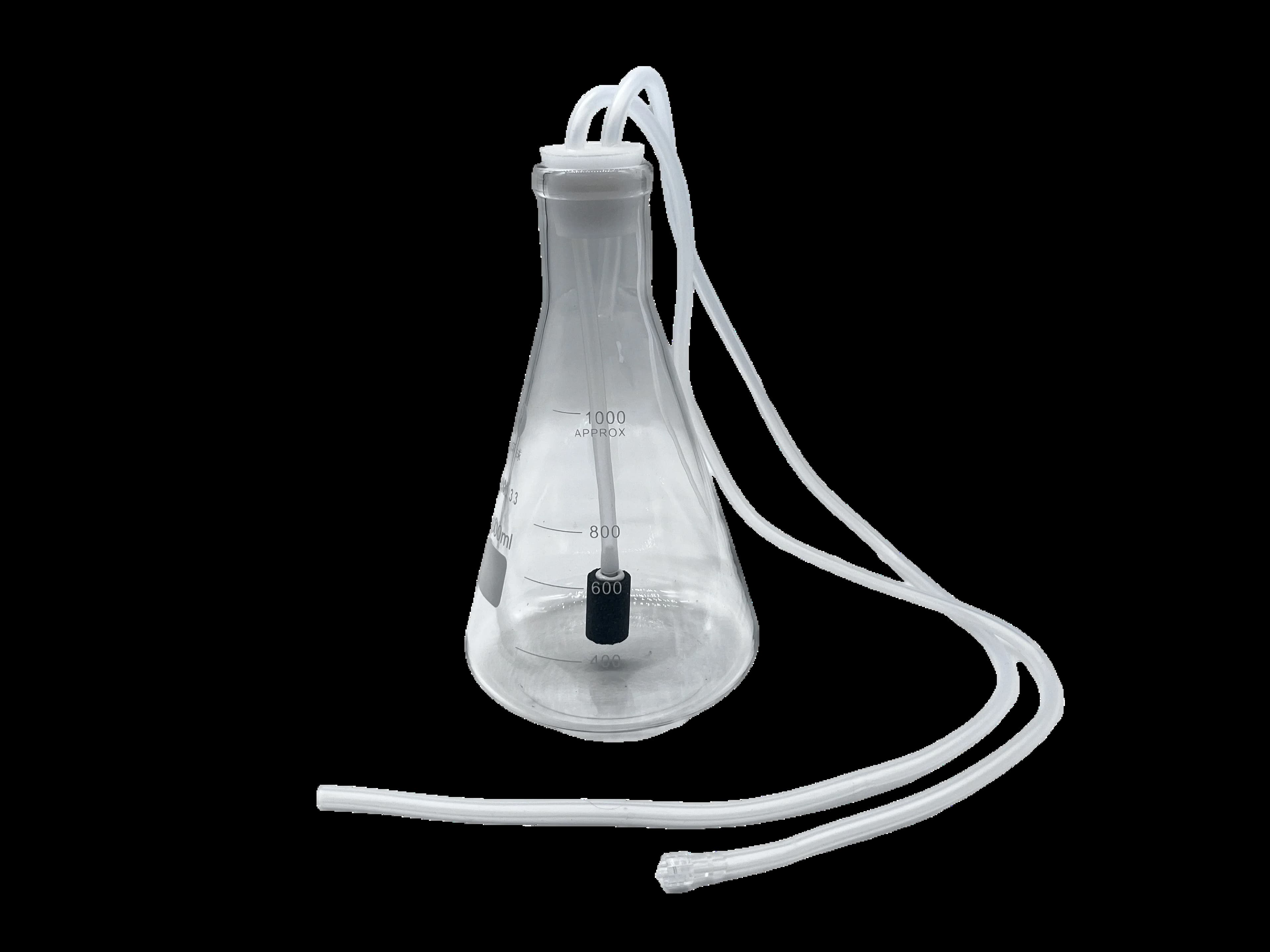 Bouteille en verre d'ozone de 1000ML pour huile/eau d'ozone