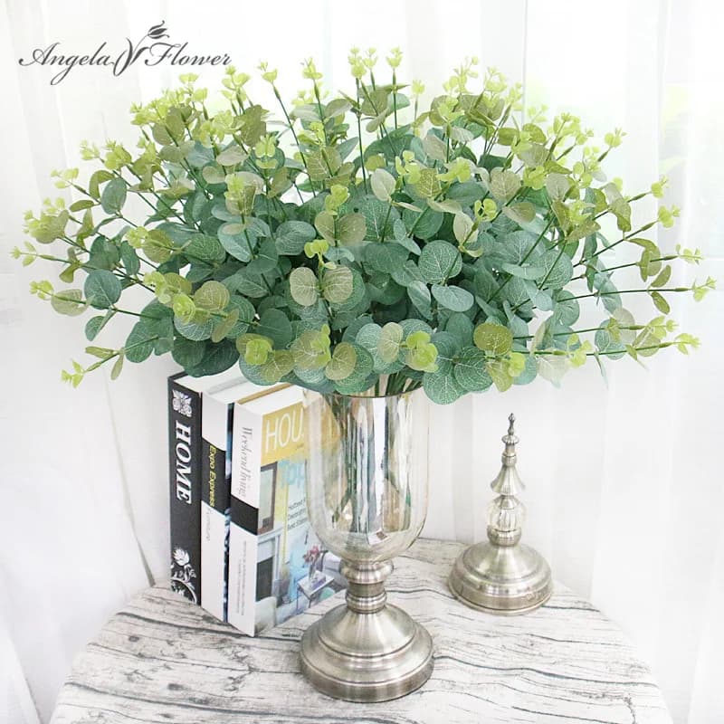 Feuilles d'eucalyptus vertes