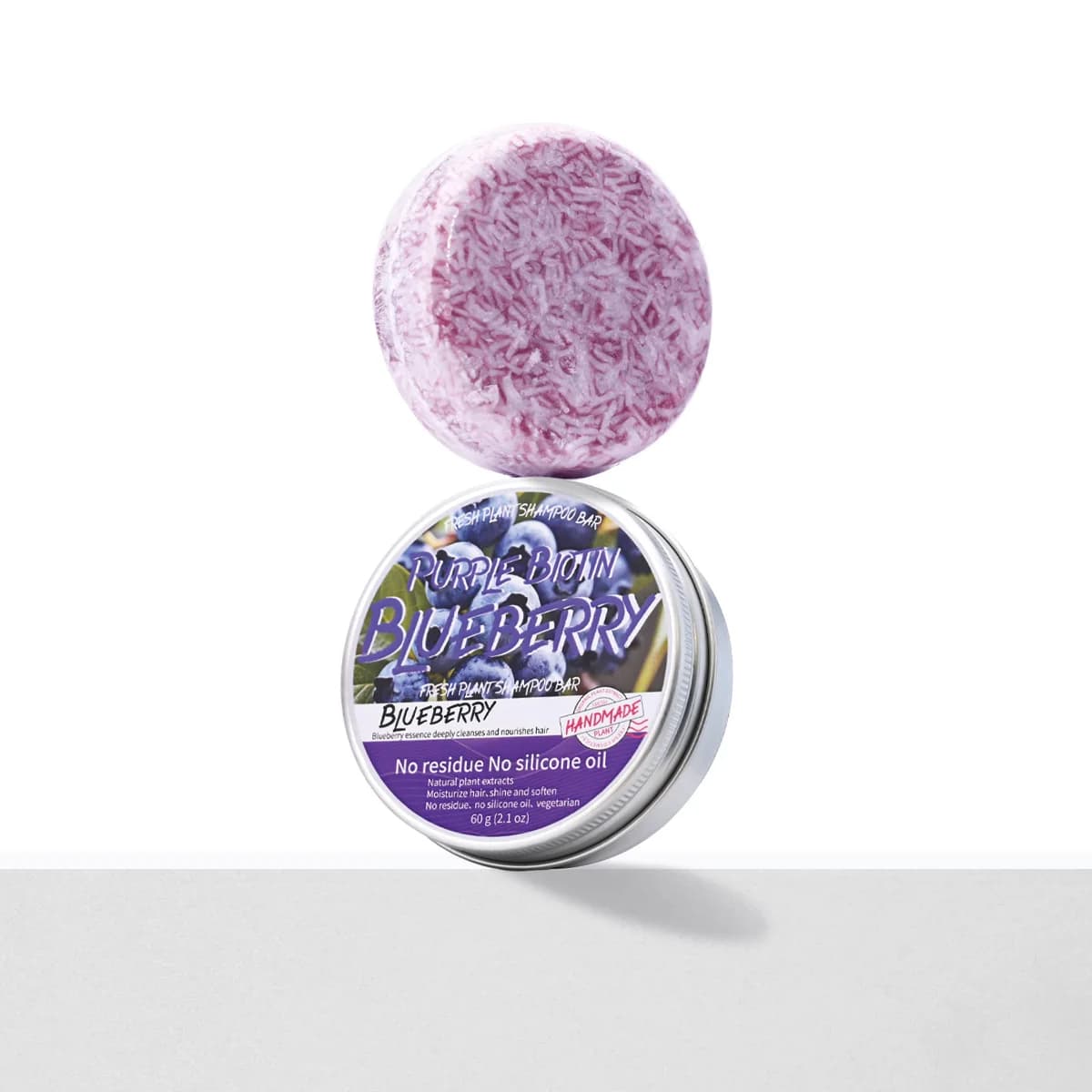Nature plante fruits cerise solide shampooing rafraîchissant citron Aloe Vegan savon peau contrôle de l'huile pellicule shampooing barre