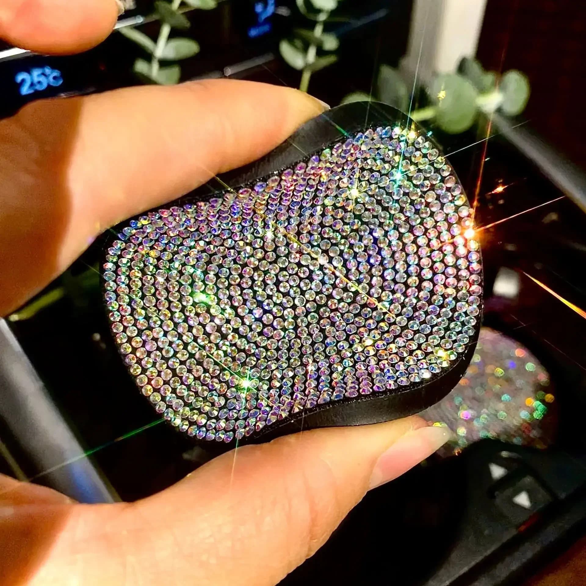 Dessous de verre de voiture avec cristal