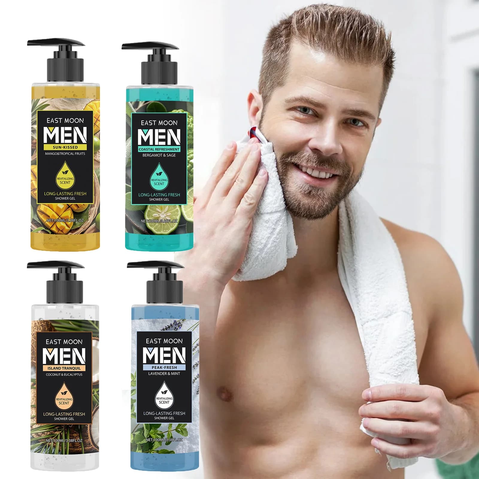Gel douche parfum coffret cadeau Gel douche nettoyant en profondeur hydratant parfum rafraîchissant parfum longue durée contrôle de l'huile