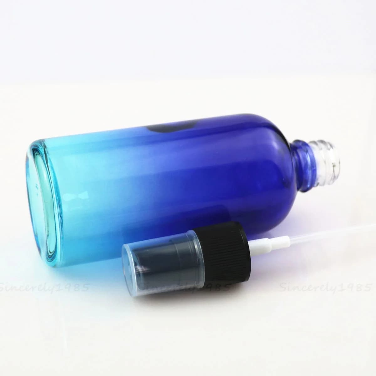 1x 3x Flacons vaporisateurs d'huile essentielle 30ml 100ml, atomiseur de parfum à brume fine, flacon en verre dégradé rechargeable, flacon vide pour shampoing