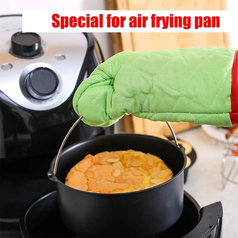 Grands accessoires pour friteuse à Air, four antiadhésif de 9/8/7 pouces, baril de gâteau, poêle de cuisson adaptée à la plupart des friteuses à air COSORI Gowise Phillips Ninja 3-7QT