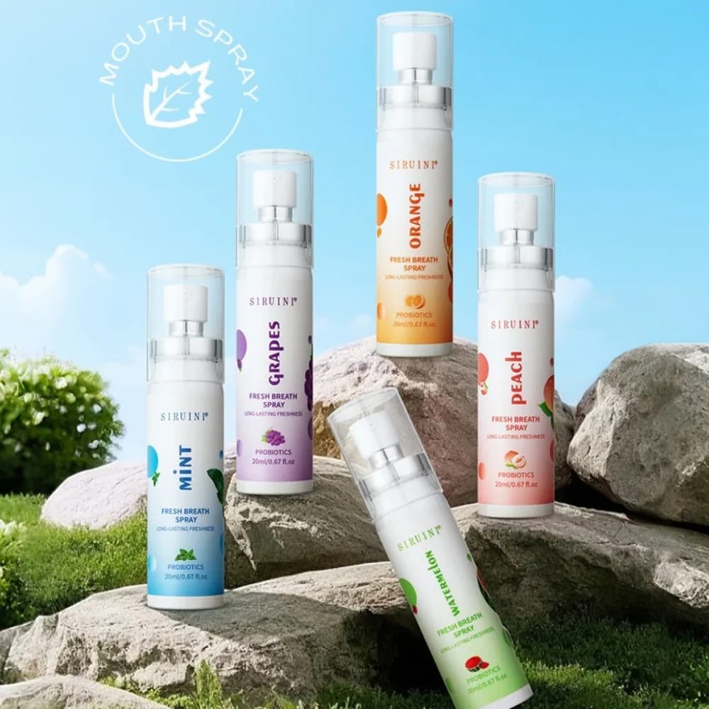 Spray désodorisant pour l'haleine, saveur de Fruit, artefact pour femme et homme, Portable, pour baiser la bouche, Spray de nettoyage, Осajiжитель Для Рта