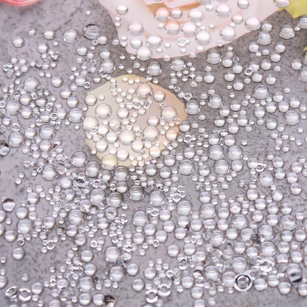 Pierres de gouttelettes de goutte d'eau en forme de goutte de rosée, 350 pièces, pour bricolage, fabrication de cartes artisanales en papier, accessoires de décoration, Scrapbooking