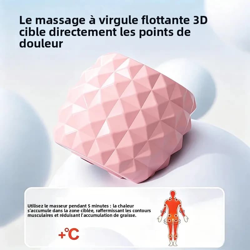 9 Roller Leg Massage Ring Handheld Muscle Relax Roller Soulage Calf Migh Soreness Outil de massage portable pour Sport Fitness Home
