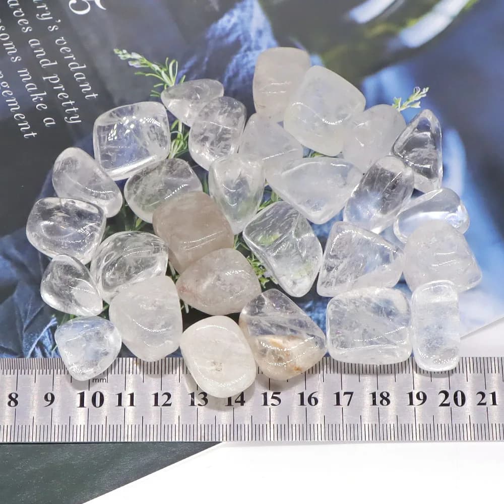 Pierres en Quartz naturel transparent Reiki, cristaux de guérison, gravier énergétique, spécimen de roche irrégulière en vrac, décoration d'aquarium de maison