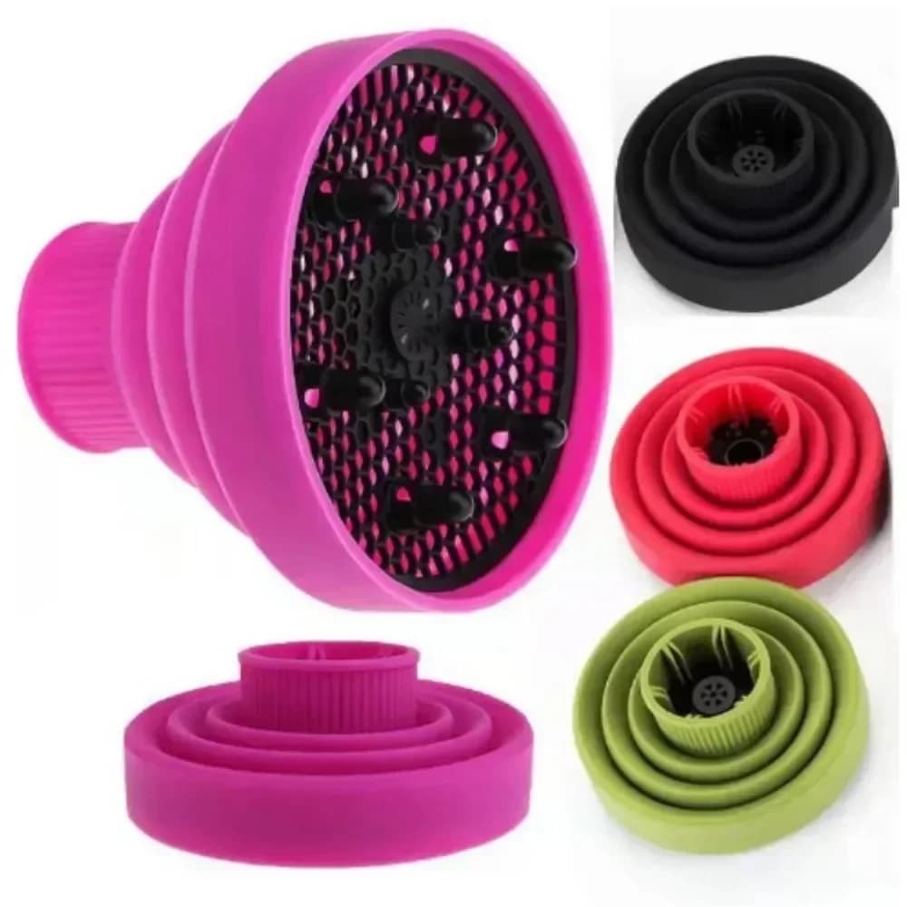 Couvercle de diffuseur de sèche-cheveux en Silicone, souffleur de séchage universel pour boucles, outils de coiffure, accessoires, équipement de Salon de coiffure