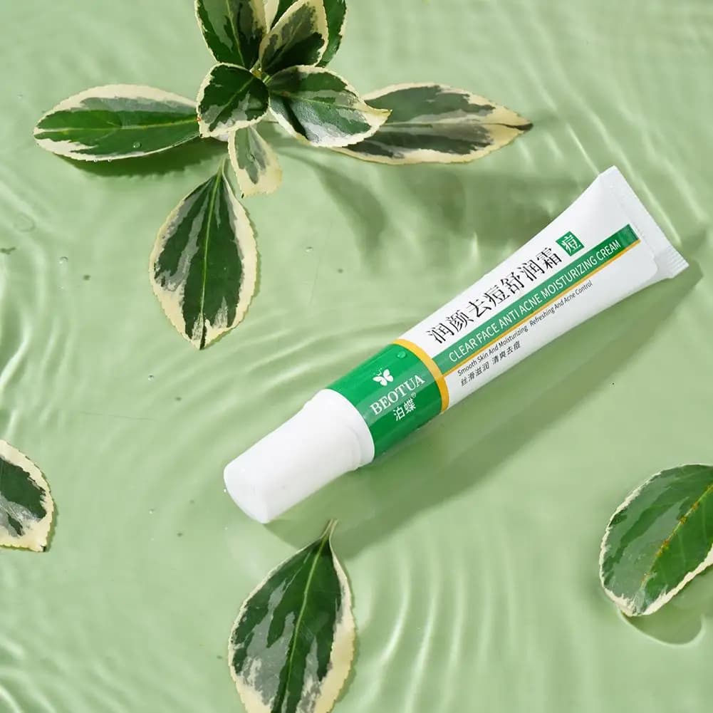 Crème de traitement de l'acné à base de plantes, élimine l'acné, hydrate, répare, contrôle de l'huile, rétrécit les Pores, boutons, Gel de traitement de l'acné, soins pour la peau