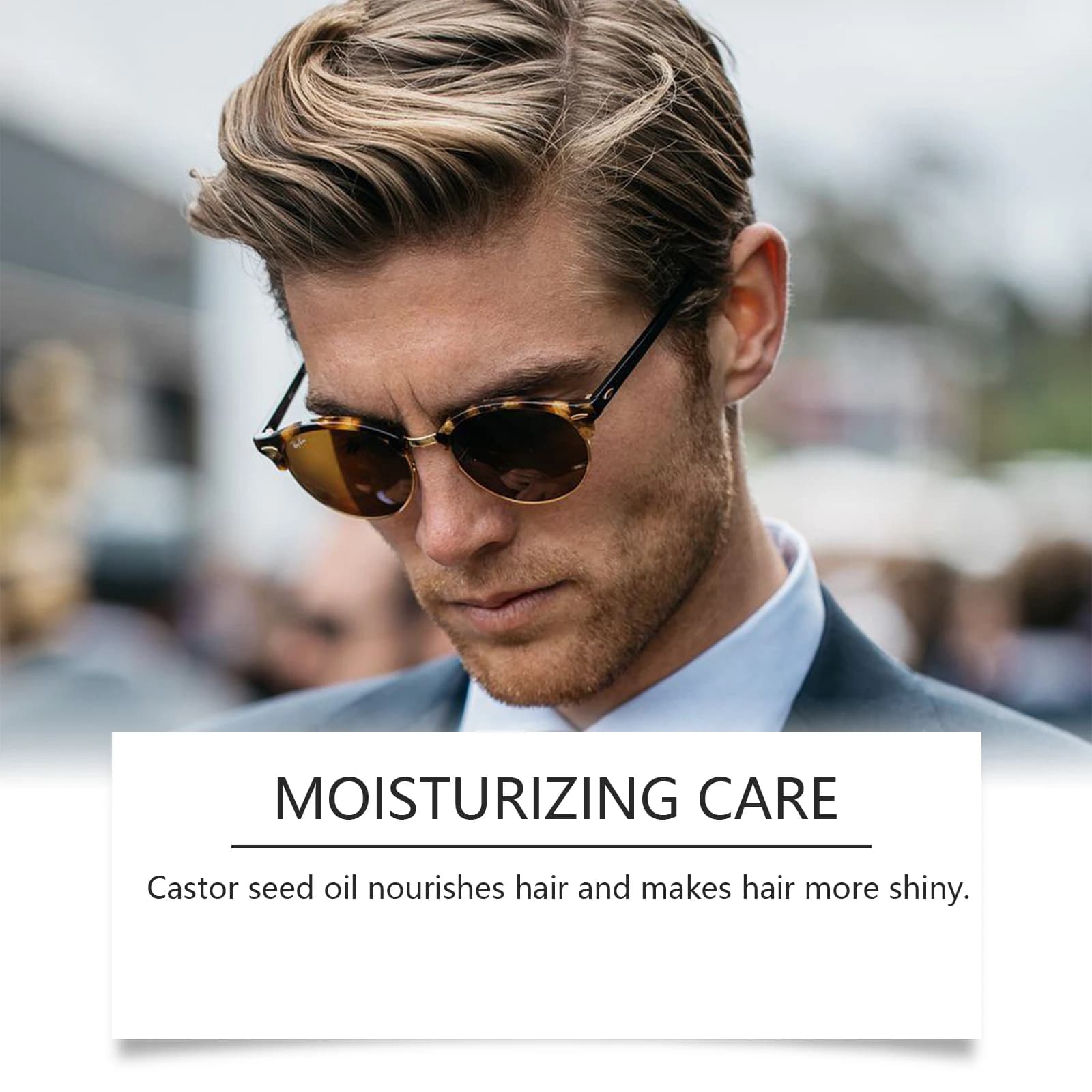 Cire coiffante pour hommes, forte tenue, réduit les frisottis, finition mate, douceur longue durée, Non collant, Tome Flyaways, Gel coiffant pour hommes