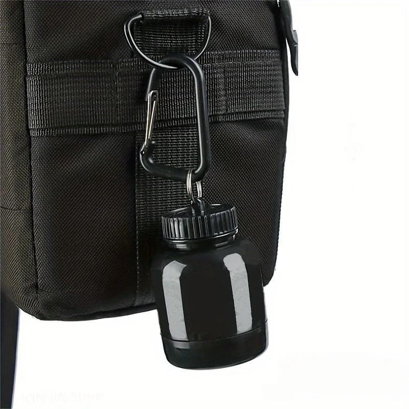 Pot de poudre de protéines avec mousqueton, cartouche Shaker Portable, adapté aux Sports de plein air, salle de sport, Fitness, 1 pièce