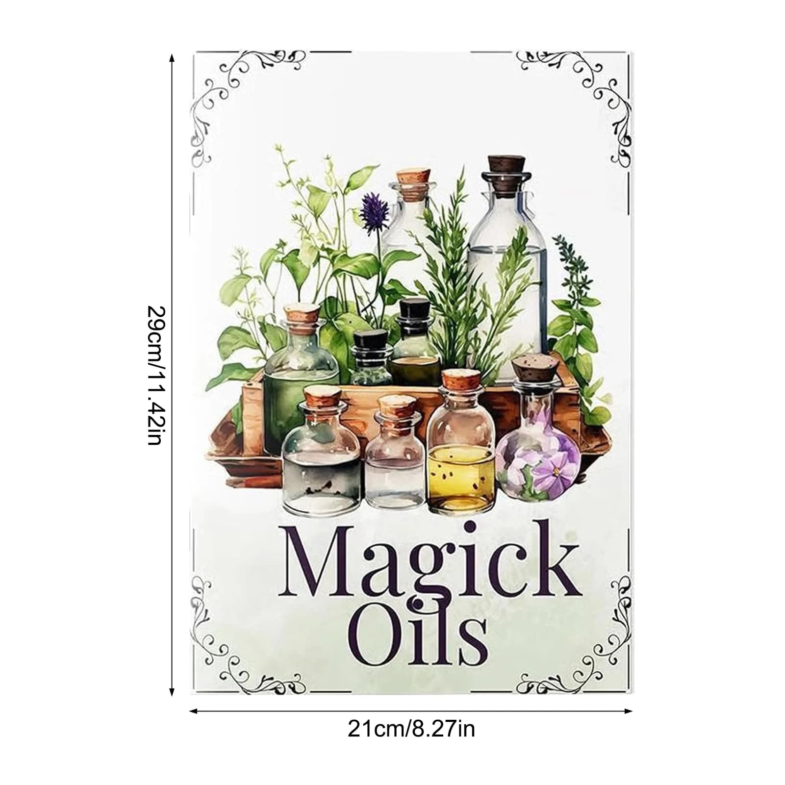 Guide de sort de sorcières de cuisine, expédition des propriétés de l'huile magique, cadeau idéal pour les amateurs de magie