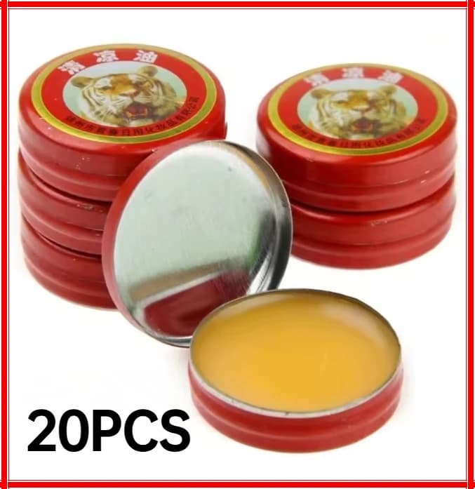 Baume du Tigre Naturel Rafraîchissant d'Été (3-20 pièces) – Huile Essentielle Solide Parfumée et Revitalisante