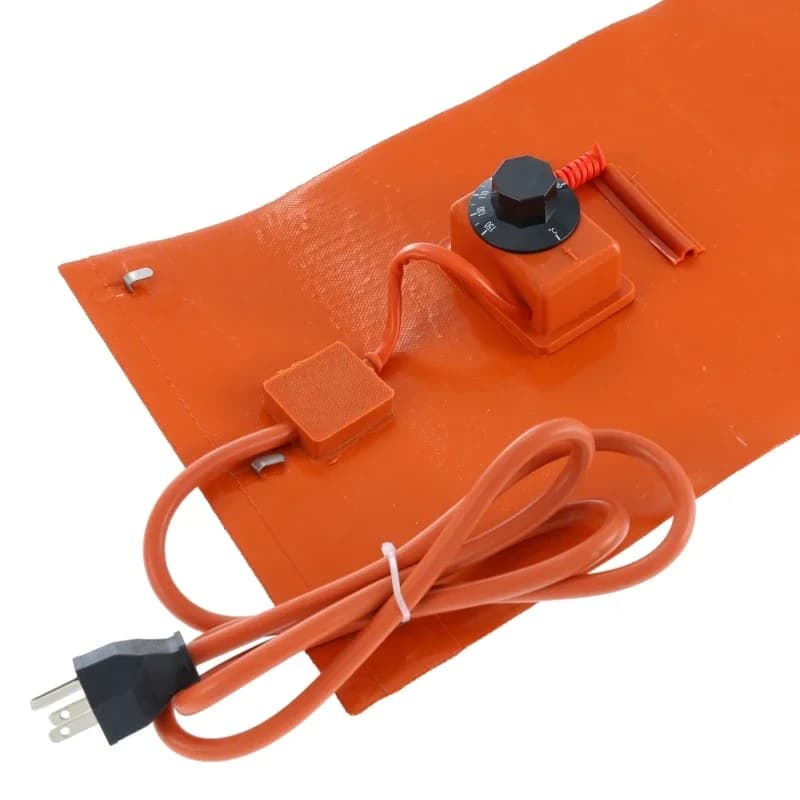 Ceinture chauffante électrique en caoutchouc de silicone, baril en métal, bouton de chauffage de baril précieux de gaz, contrôle de la température, 200L, bricolage