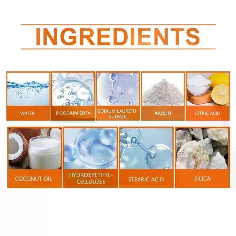 Crème Dégraissante et Nettoyante Multi-Usages à l'Huile de Coco pour Cuisine, Brillance et Éclat, Douce et Sans Résidu
