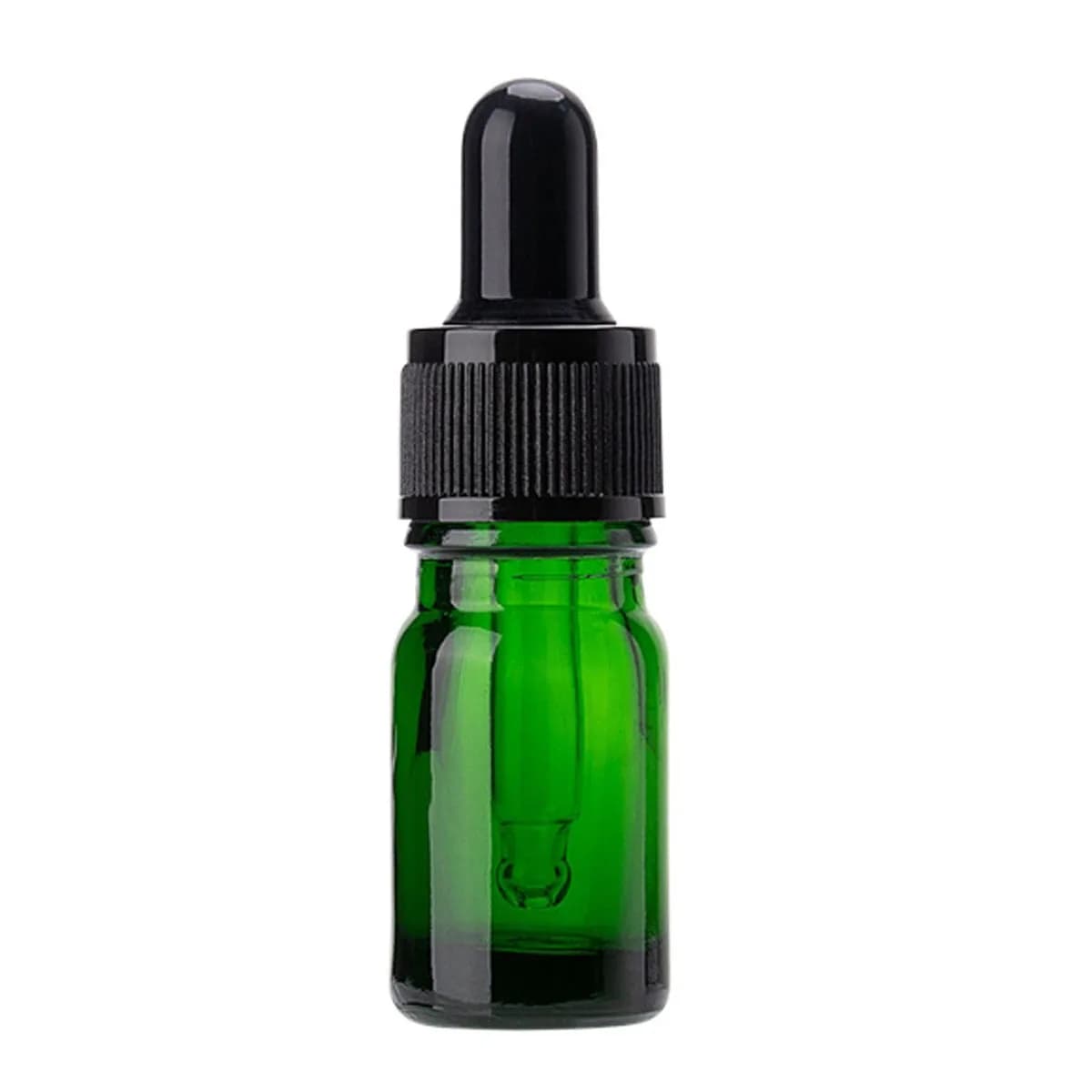 Compte-gouttes en verre vert HI pour aromathérapie, pipent pour parfum essentiel, château, 5ml, 10ml, 15ml, 20ml, 30ml, 50ml, 100ml