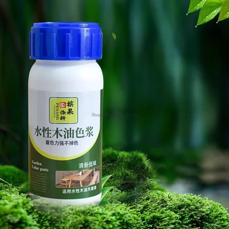Pâte de couleur pour bois à base d'eau hautement concentrée 100 ml, peinture résistante au soleil pour la rénovation et la coloration des produits en bois