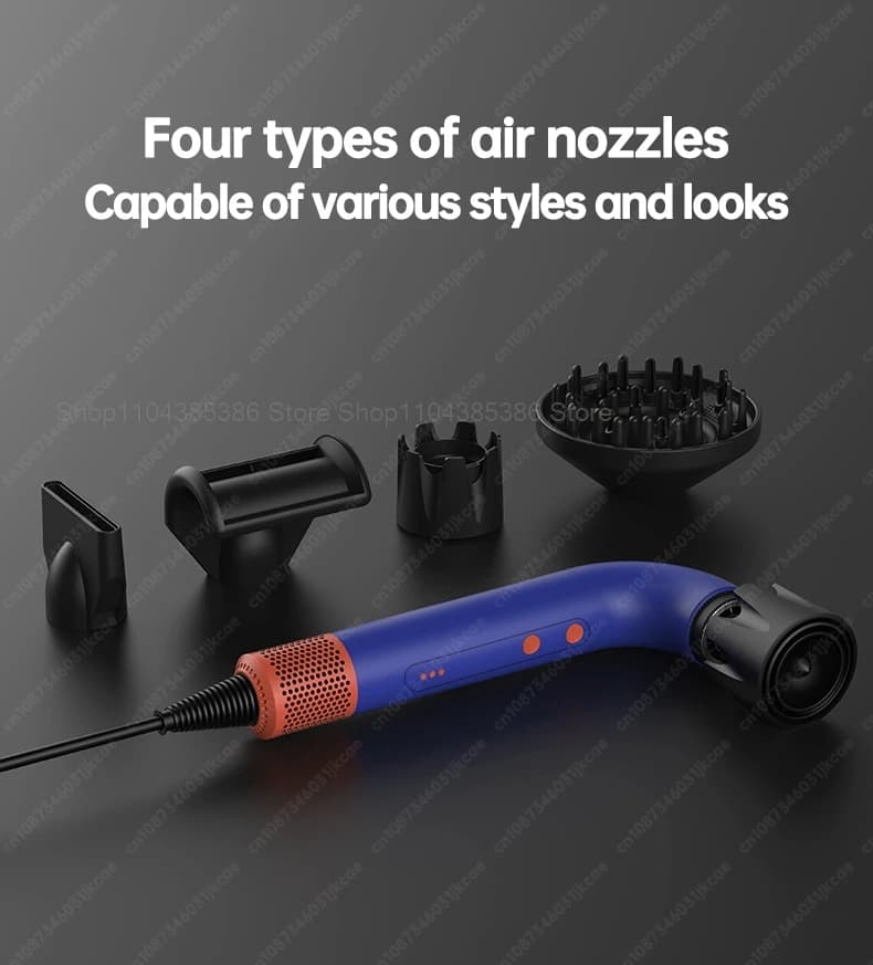 Sèche-cheveux Super Performant pour Sèche-cheveux sans fil Dyson, Outil de Coiffage Personnel à Ions Négatifs, Sèche-cheveux Électrique à Ions Négatifs Programmable