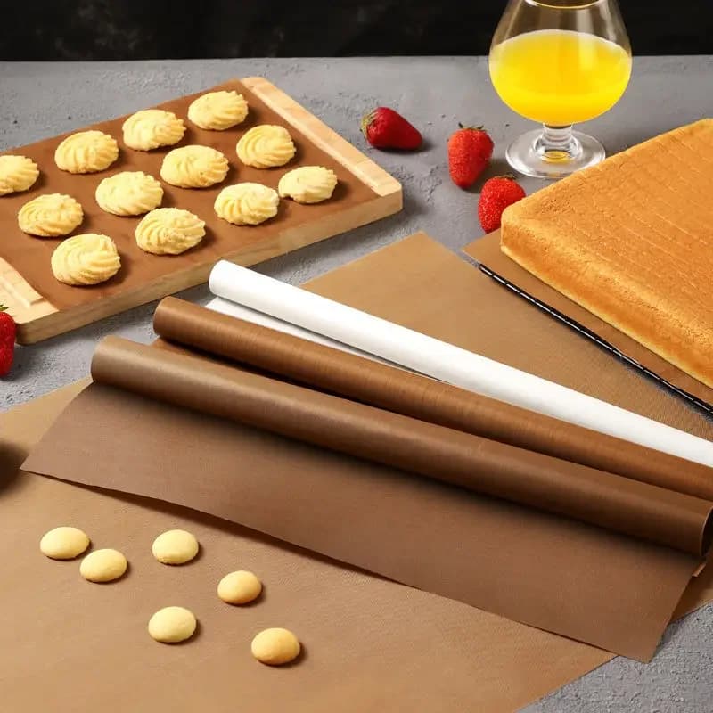 Tapis de cuisson antiadhésif en Téflon résistant aux hautes températures pour pizza, gâteaux et fours domestiques