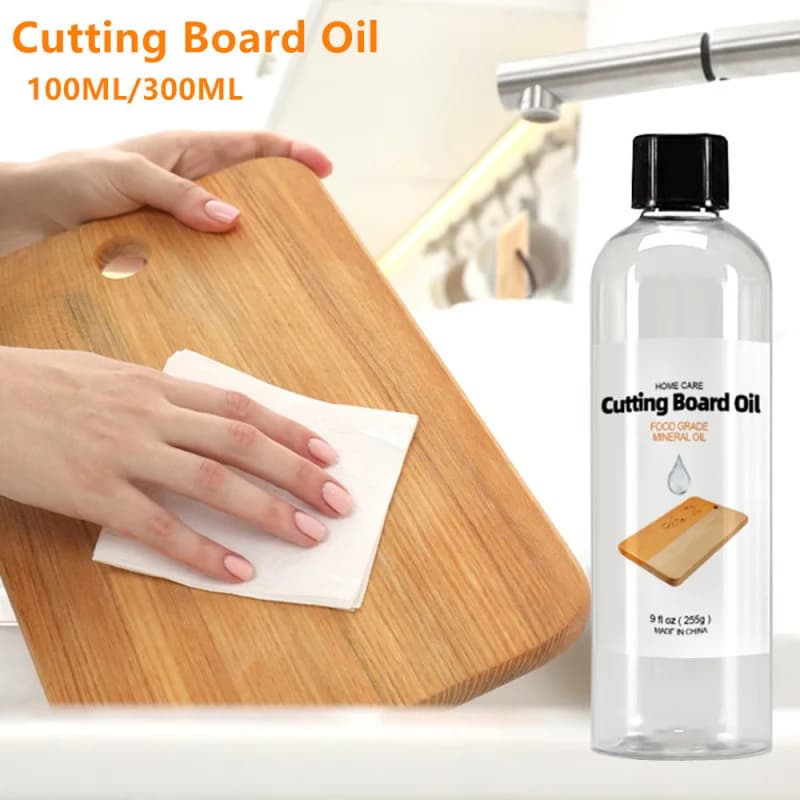 Huile minérale de qualité alimentaire pour planches à découper - Conditionneur et protecteur naturel pour bois, meubles en bambou, vaisselle, planches à découper