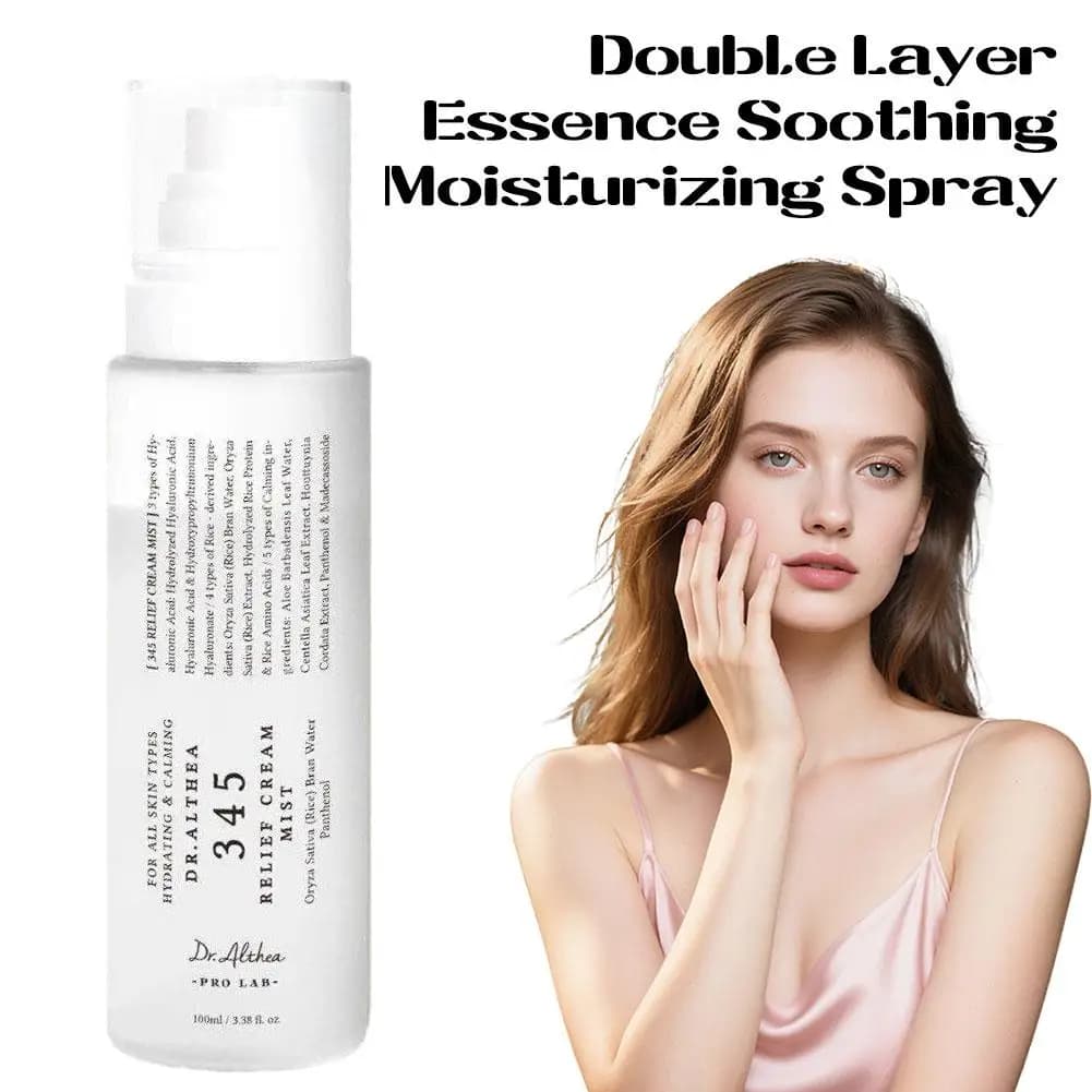 Crème antioxydante et spray hydratant, essence double couche, réparation intensive, barrière apaisante, huile pour peaux sensibles