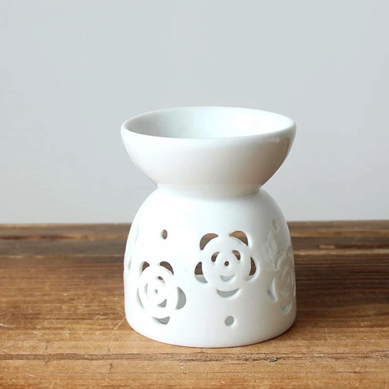 Brûleur d'arôme artisanal en céramique fait à la main