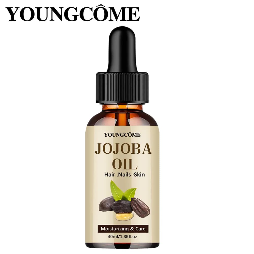 YOUNGCOME JOJOBA huile soin des cheveux huile essentielle Anti-frisottis huile pour cheveux lisses sérum Anti perte cuir chevelu Massage Spa traitements soins des cheveux