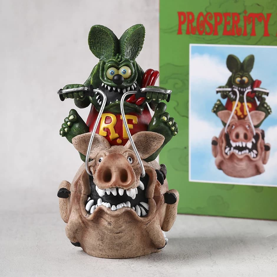 Crazy Mouse Rat Fink PVC Figure Collection modèle jouet poupée Brinquedos