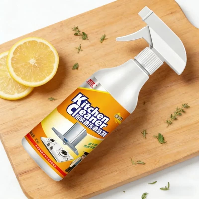 Dégraissant puissant pour les taches d'huile tenaces, nettoyant pour cuisine, grilles, fours, plaques de cuisson, éliminateur d'huile, outil de nettoyage pour la cuisine à domicile, agent de pulvérisa