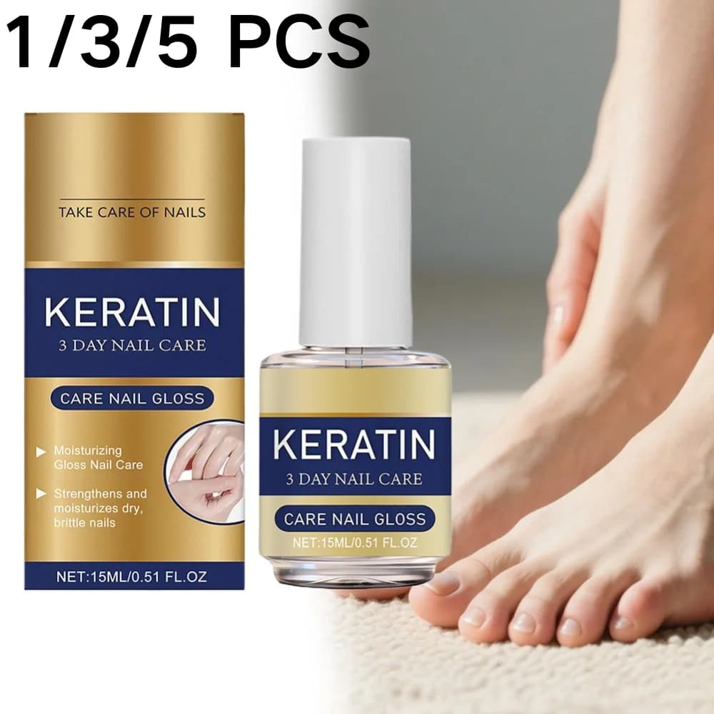Huile Professionnelle Fortifiante pour Ongles – Anti-Casse Longue Durée, Répare les Ongles Abîmés, Prolonge la Durée de Vie des Ongles pour Femmes
