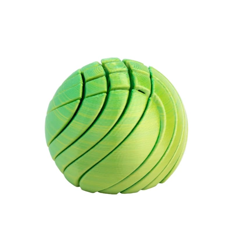 Boule imprimée en 3D, sphère torsadée, équipement de déformation circulaire, boule à flux liquide, conception rotative, balles de soulagement de l'anxiété pour enfants et adultes
