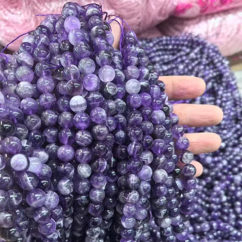Perles en pierre naturelle œil de tigre bleu