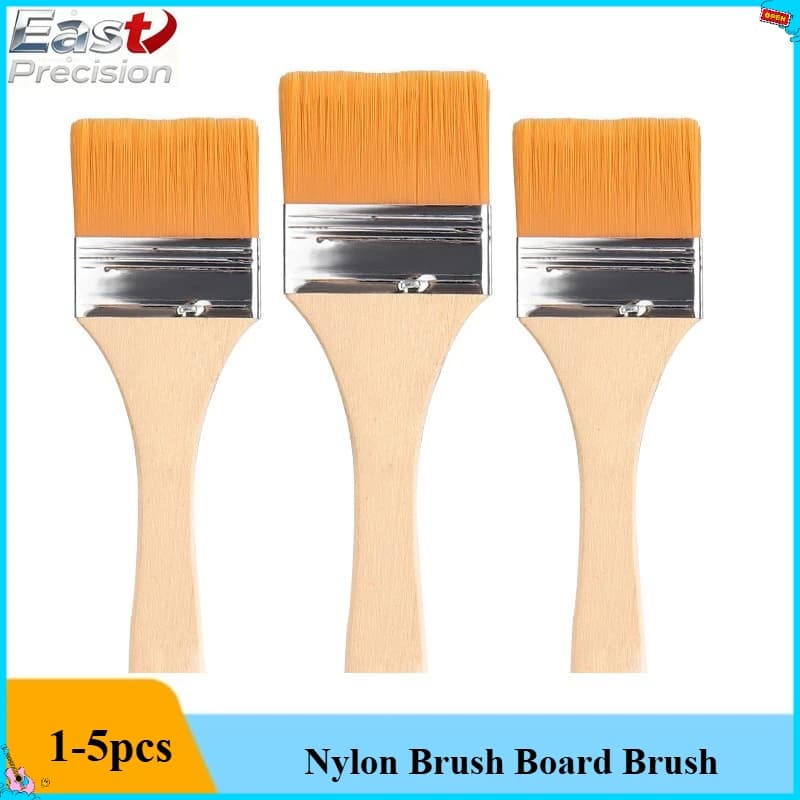 Pinceau en nylon pour nettoyage de peinture à l'huile, petit pinceau à colle pour le travail du bois, pinceau à peinture pour barbecue