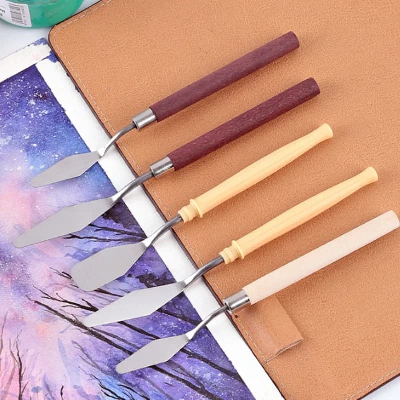 Ensemble de spatules en acier inoxydable - Outils pour crème au beurre