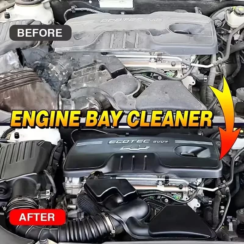 Nettoyant d'entrepôt de moteur de voiture, élimine rapidement les taches d'huile lourde, dégraissant, pulvérisateur de lavage de compartiment moteur, nettoyant de moteur pour voiture Det