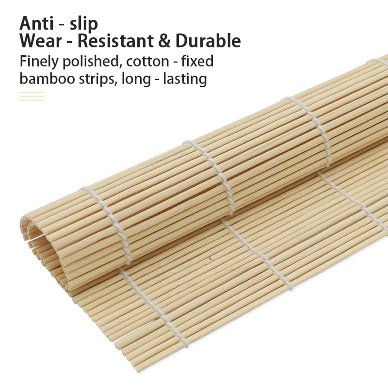 Kit de préparation de sushi : Tapis de roulage pour sushi