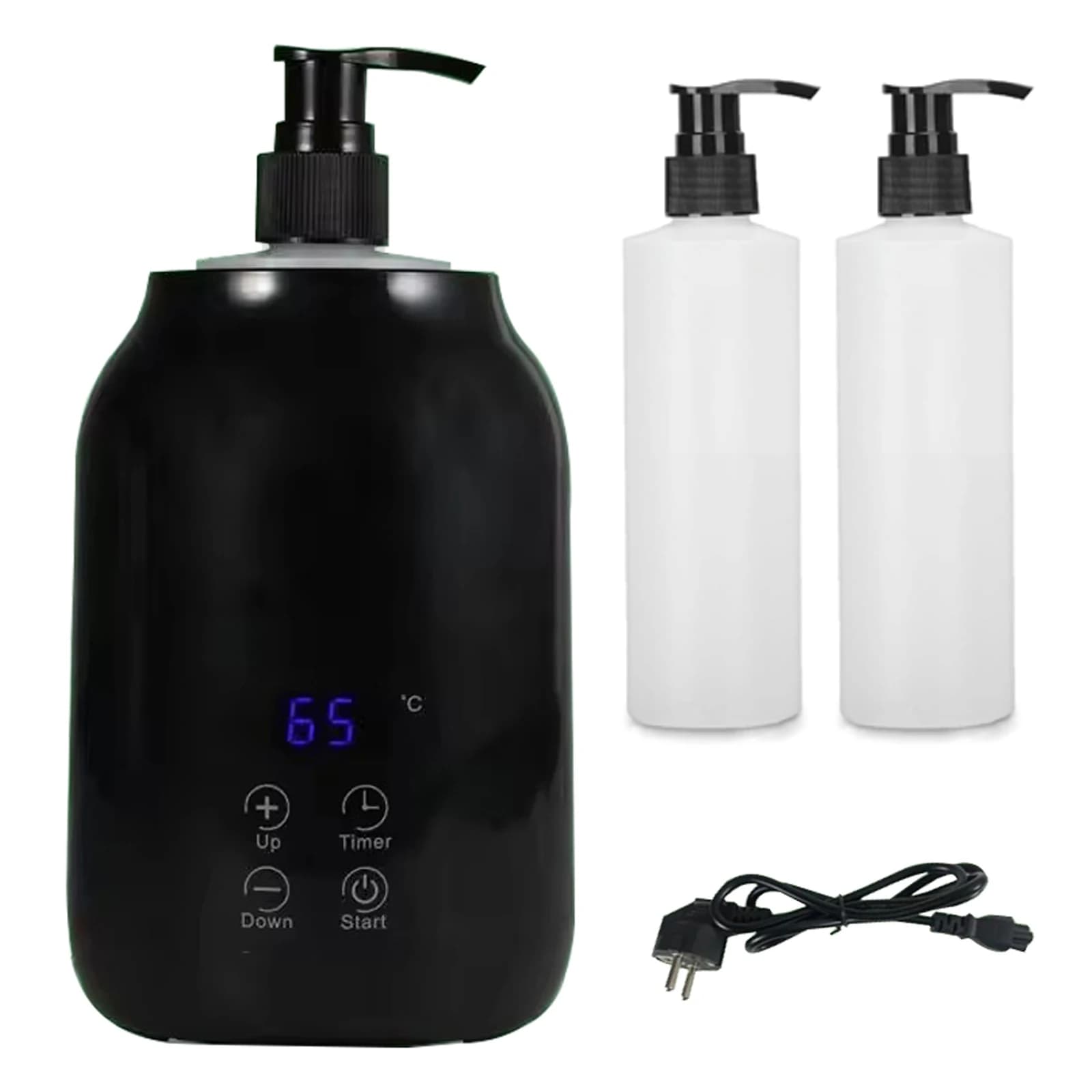 Nouveau chauffe-huile essentielle affichage LED réglage de la température chauffe-bouteille d'huile de Massage unique chauffe-huile de Massage