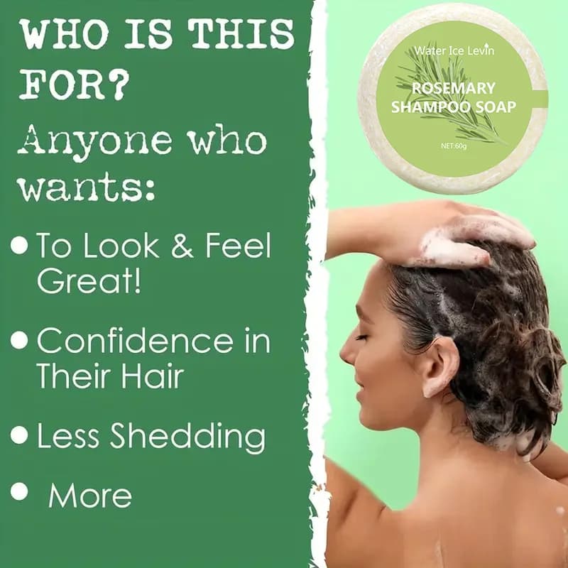 Shampooing au romarin pour la croissance des cheveux
