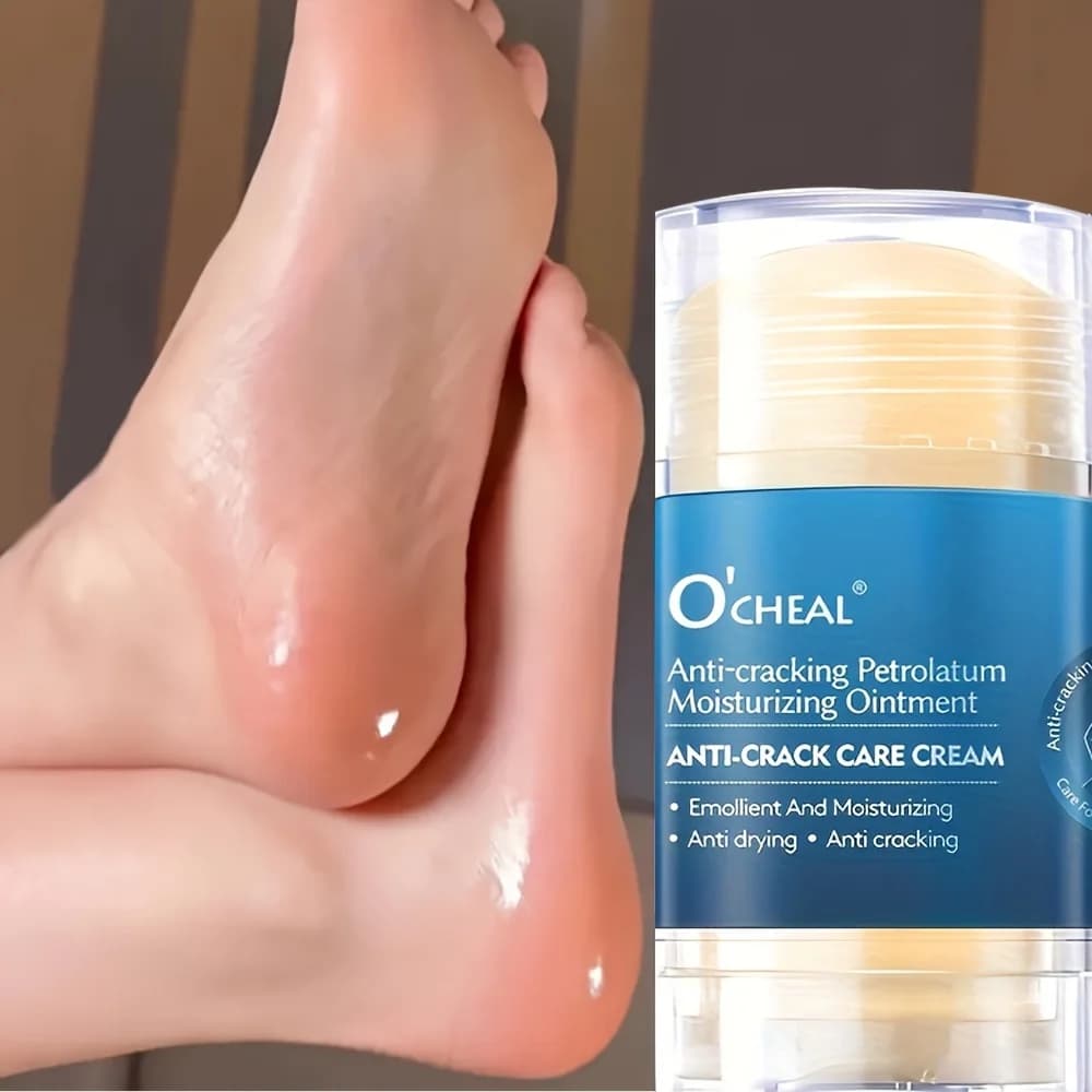 Crème anti-fissures pour pieds secs et craquelés et talons, pieds et talons secs hydratants, empêchant les pieds de fissuration