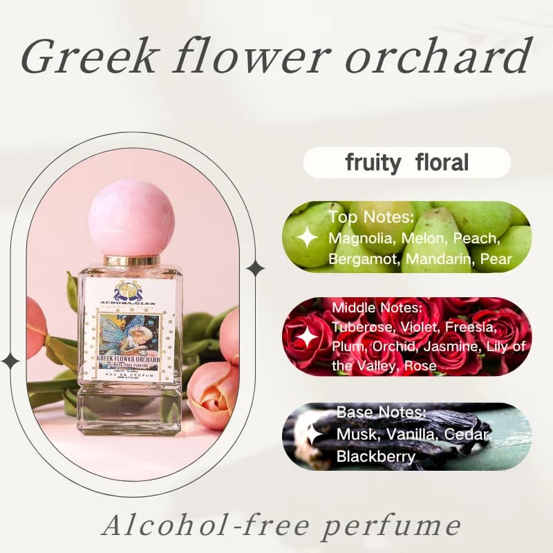 Huile parfumée pure à la rose pour femme