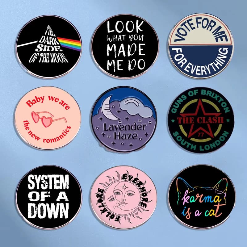 Broche de groupe de Rock populaire