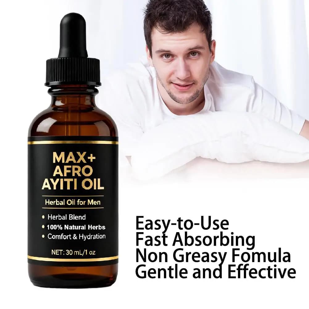 Huile d'essence de massage africaine Ayiti pour hommes, huile MAX + AFRO AYITI 30 ml