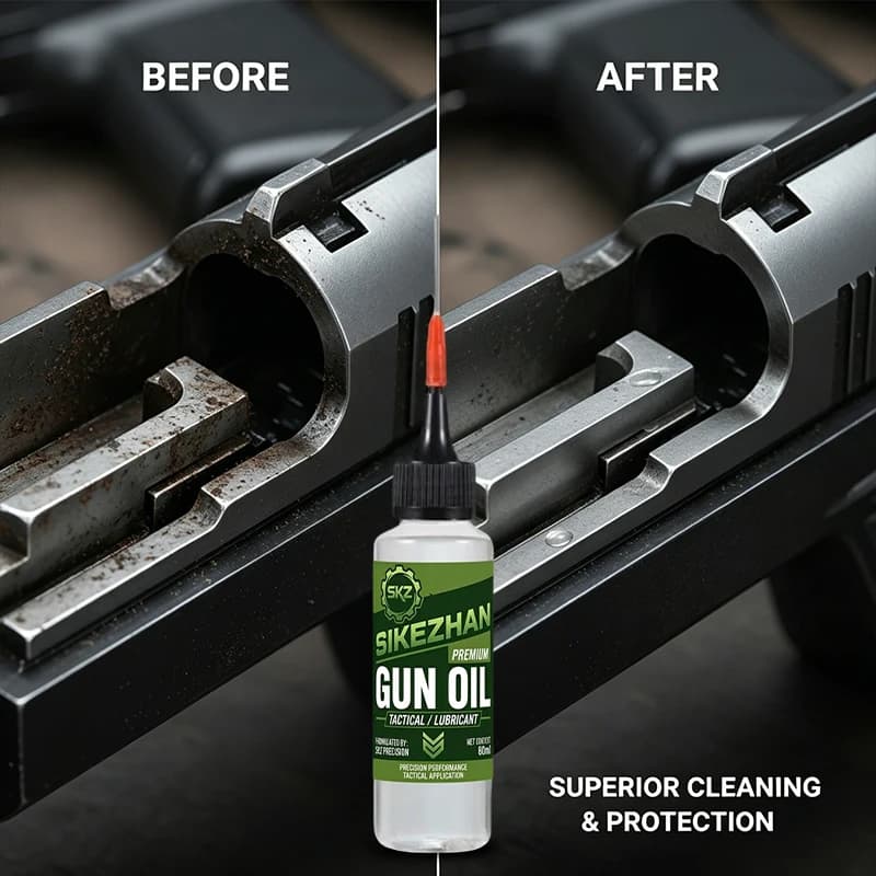Lubrifiant d'entretien de qualité supérieure, huile ultra-efficace anti-rouille et résistante à la corrosion pour applications tactiques - SIKEZHAN