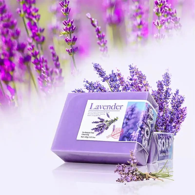 Barre de savon de douche à la lavande faite à la main
