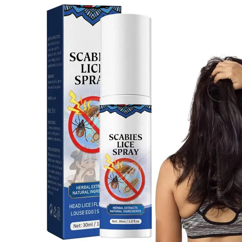 Spray Anti-Poux pour Cheveux, 30ml