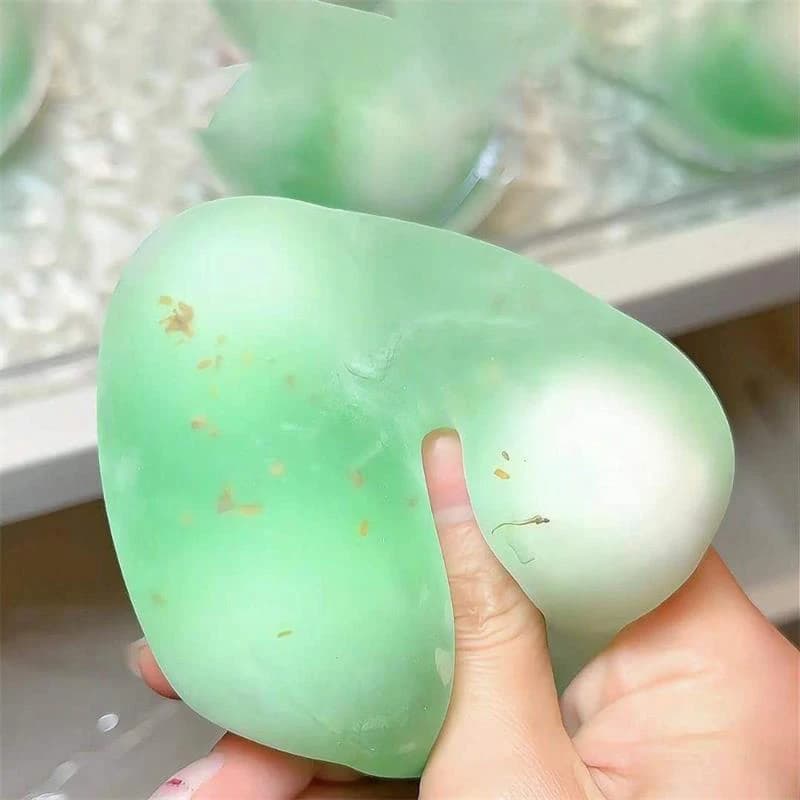 Balle Mochi Croustillante Anti-stress à Expansion Lente, Jouet Sensoriel Souple pour le Soulagement du Stress, Divertissement Quotidien, Cadeau de Fête