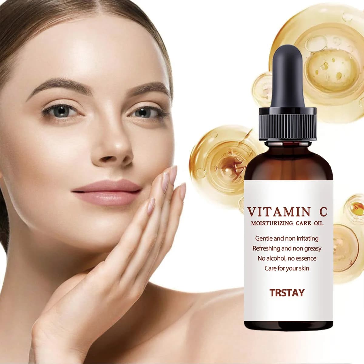 L'huile radiante de vitamine C contient différents extraits végétaux pour équilibrer le teint, hydrate et nourrir pendant longtemps, briller et